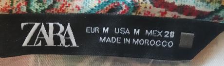 Farebná blúzka, zara,m