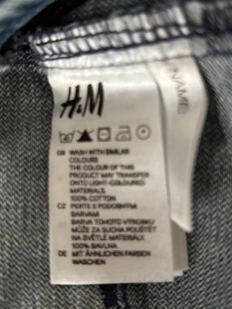 H&m - riflova vesticka, h&m,128