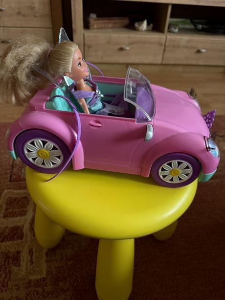 Barbie auto s bábikou, 