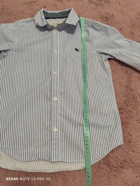 Pruzkovana h&m košeľa, l.o.g.g.,134