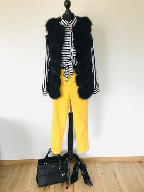 Nová kožušinová vesta viaceré farby - top kvalita, l - xxxl