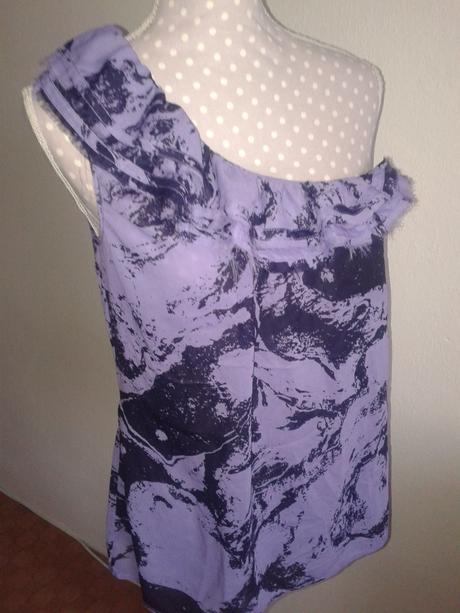 Fialovo čierny top dkny veľ. m, dkny,m