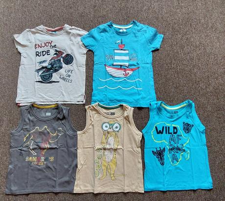 Balík oblečenia veľkosť 110, 104–116