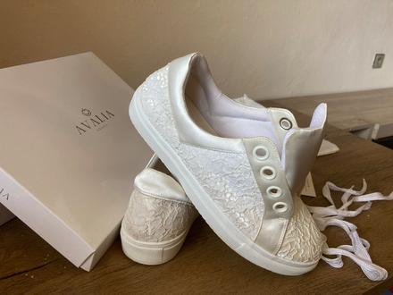 Svadobne tenisky avalia, 38