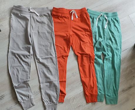 Tenke teplaky 3 ks, h&m,140