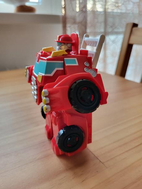 Hasičské auto transformens 2v1, 