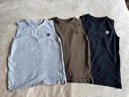 3x tielko tricko bez rukávov next, next,110