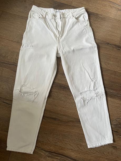 Dámske džínsy mom, bershka,38