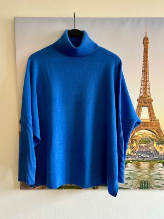 Kašmírový oversize rolák prémiovej zn.notshy, 