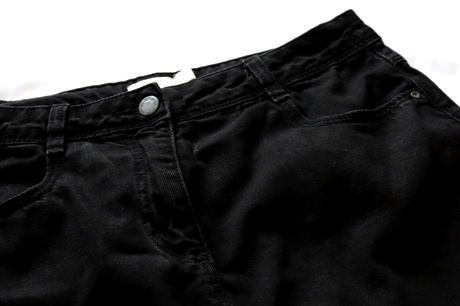 Čierna rifľová sukňa, ovs,m