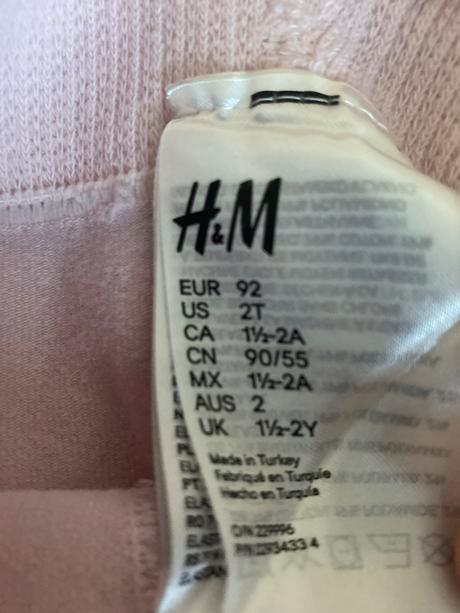 3 pack tričiek + pančuchy hm 92, h&m,92