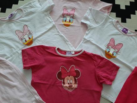 4x tričko, 2x nohavice spolu len 12eur na 4-6r., disney,116