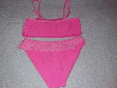Dvojdielne -ruzove plavky, 140