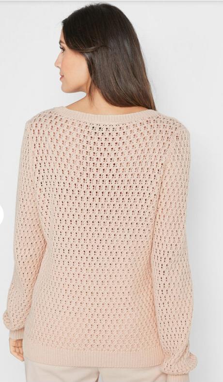 Top háčkovaného štýlu, bonprix,44