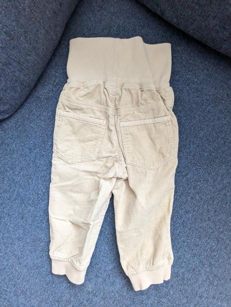 H&m bežové nohavice 80, h&m,80