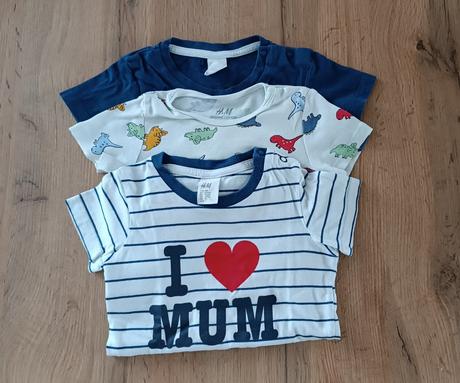 Body hm krátky rukáv, h&m,80