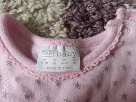 Bodičkové šaty baletka 6-9m, f&f,68