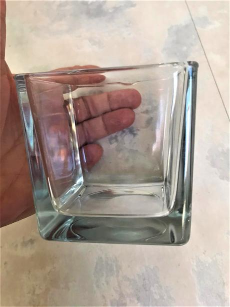 Misy z masívneho skla 2ks,