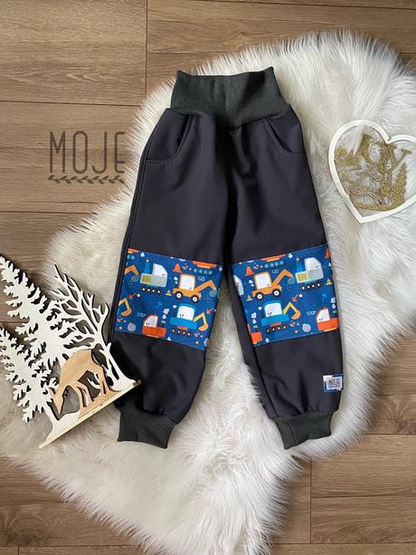 Softshellove nohavice, 92 - 128