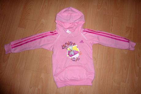 Adidas mikina, ružová, v. 4-5rokov, adidas,110