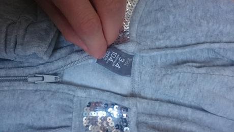 Teplakova suprava s flitrami, zara,104