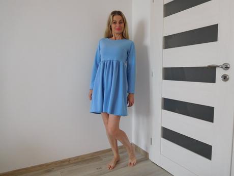 Bledo modré šatočky -38v,, 38