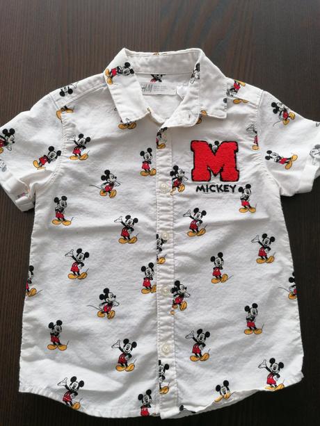 Letna mickey košeľa, h&m,104