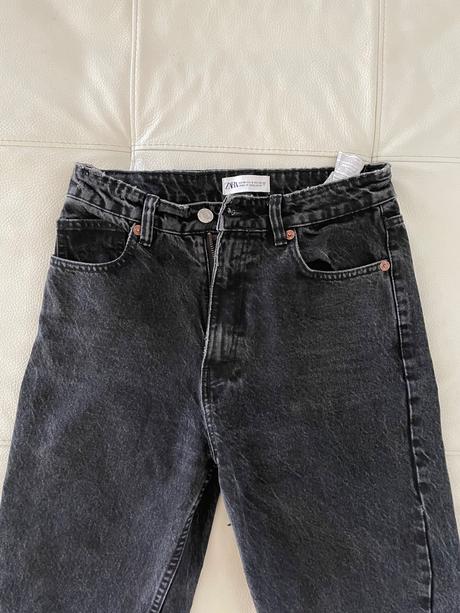 Dámske rifle (mom fit), zara,38