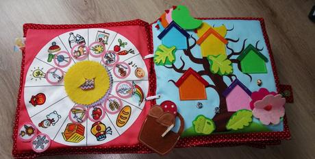 Šitá kniha quiet book,