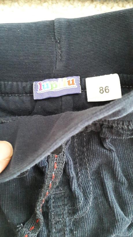 1 vyteplene mencestraky a pleteny pulovrik 80/86, 80