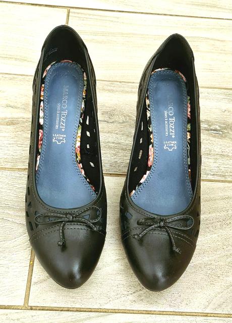 Kožené lodičky marco tozzi, marco tozzi,40