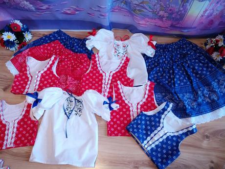 Folklórna sukňa a blúzka, 56 - 182