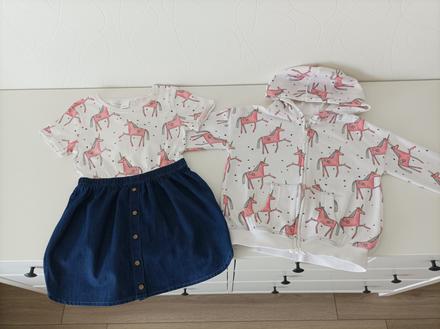 Šaty + mikina, next,110