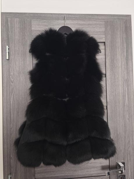 Luxusna vesta z lisky, s