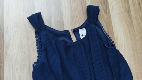 Tmavomodré šaty 152, c&a,152