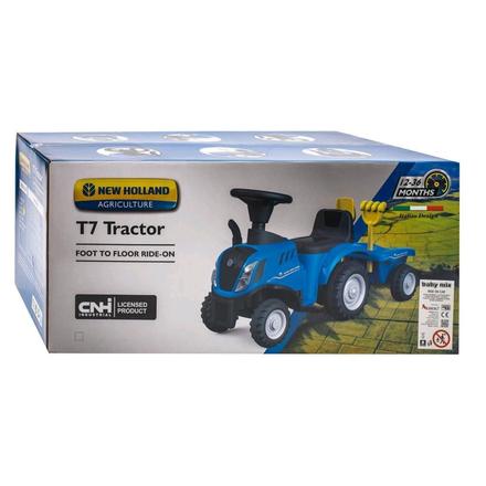 Baby mix traktor new holland s vlečkou,