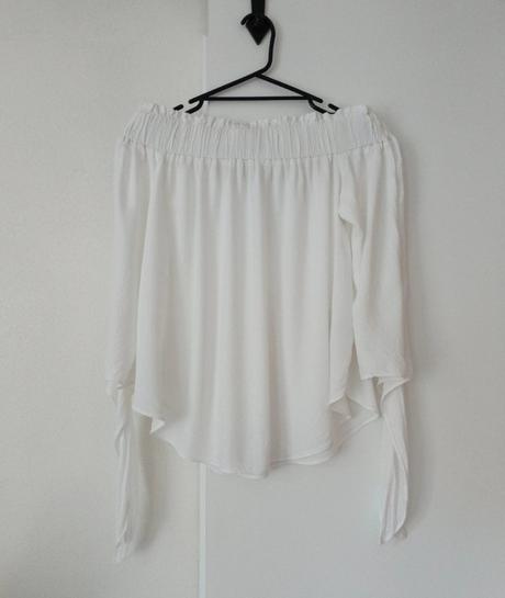 Biela blúzka, h&m,s