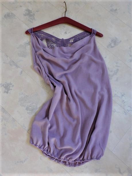 Padavá blúzka s madeirou, l