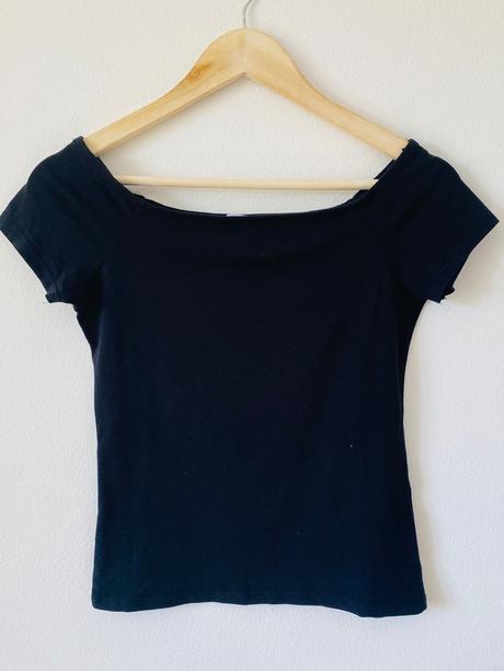 Čierne tričko, amisu,s