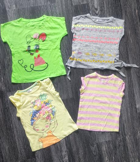 Predám dievčenské tričká veľ. 104/110, 104