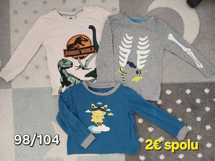 Pyzamka - vrchny diel 98/104, lupilu,104