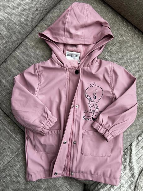 Nepremokavá bunda pršiplášť tweety, disney,92