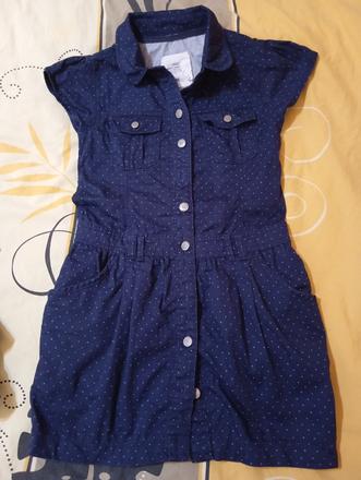 Košeľové šaty, h&m,134
