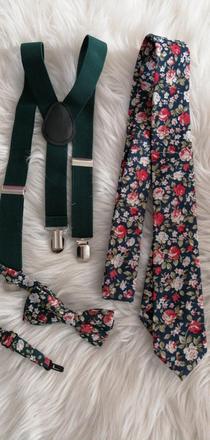 Set otec syn, motýlik traky kravata, 