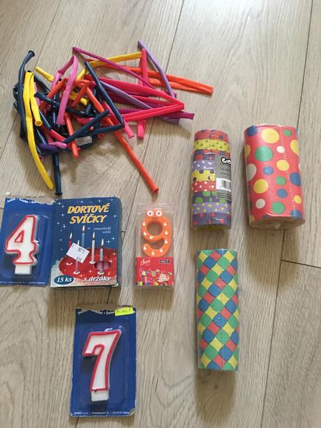 Párty doplnky na narodeniny na oslavu, 