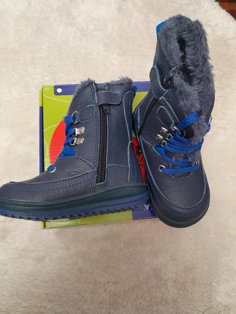 Detské kožené zimné topánky 2220186 b, protetika,20