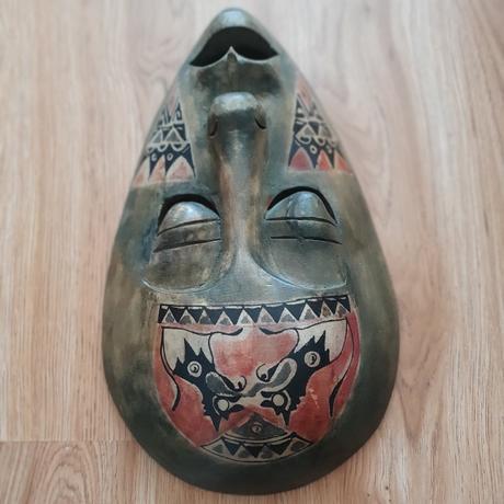 Drevená maska na stenu, 