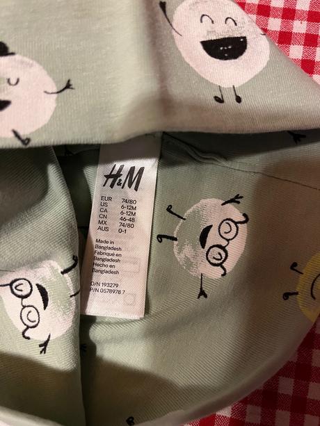 Ciapka a nakrcnik hm, h&m,80