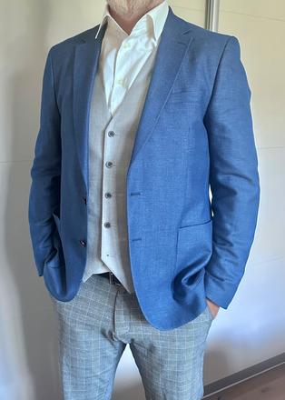 Pánske sako galileo slim fit, veľ.56/6, xxl