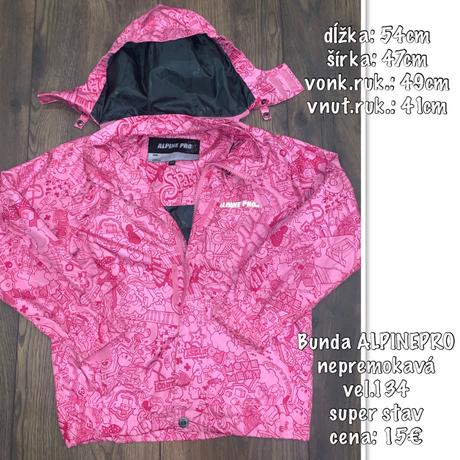 Zimná športová bunda, alpine pro,134